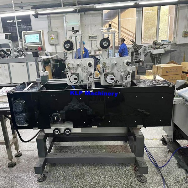 Automatic Labeling Machine with Paper Leaflet Folding Machine, Booklet Labeling Machine Line
