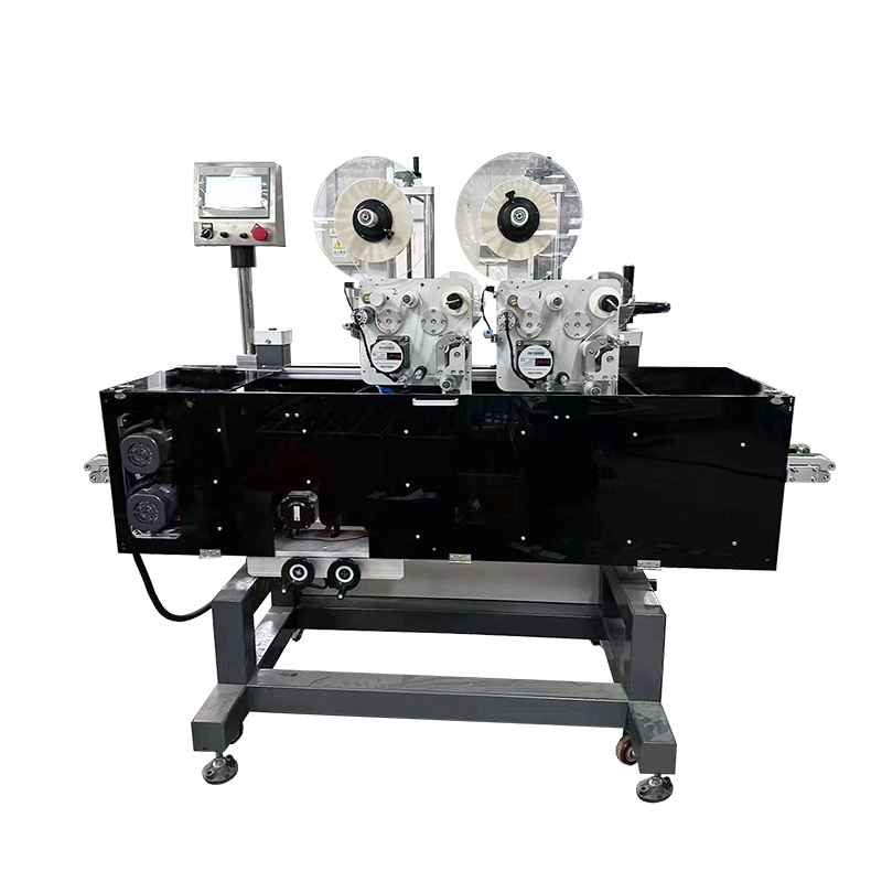 Automatic Labeling Machine with Paper Leaflet Folding Machine, Booklet Labeling Machine Line