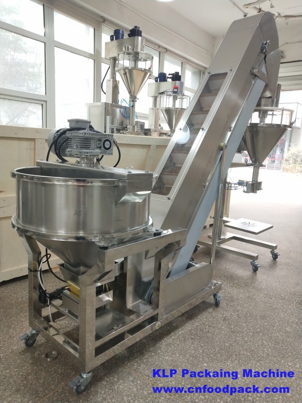 Stainless Steel Feeder with Mixing Function for White Sugar Stirring Screw Conveyor