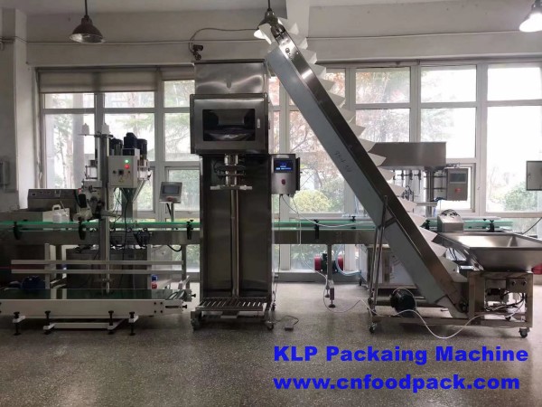  5kg 10kg 20kg 25kg Granule Packing Machine Rice Grain Bean Pet Foods Animal Feed Fertilizer Pellet Bag Packing Machine Semi Automatic Filling Machine 
