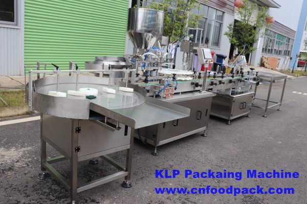 5g-100g External Liniment Cosmetic Cream Bottle Liquid Paste Filling And Capping Production Line
