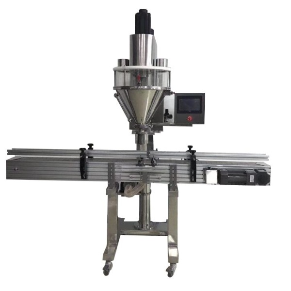 Automatic Bottle Seasoning Coffee Flour Chilli Detergent Milk Powder Filler Auger Screw coffee spice talcum Powder Filling Machine-cnfoodpack.com