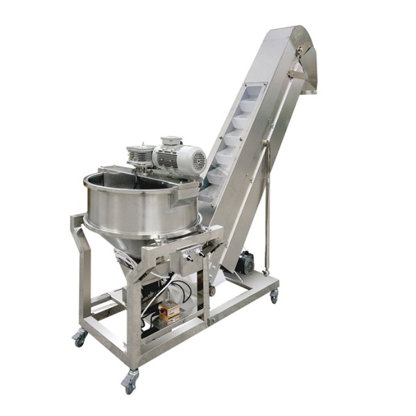 Stainless Steel Feeder with Mixing Function for White Sugar Stirring Screw Conveyor