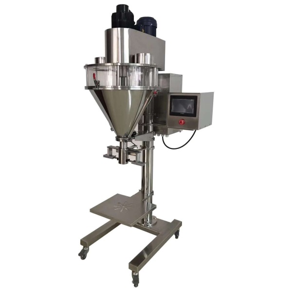 10g-10kg net weight powder filler auger powder filing machine with load cell and bag clamp-cnfoodpack.com