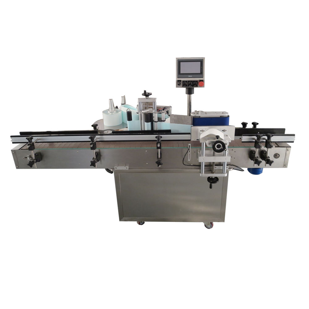 Portable Label Machine for Wine Bottle Cosmetic Bottle Jar Can Bottle Automatic Labeling Machine Round Bottle Label Applicator Machine