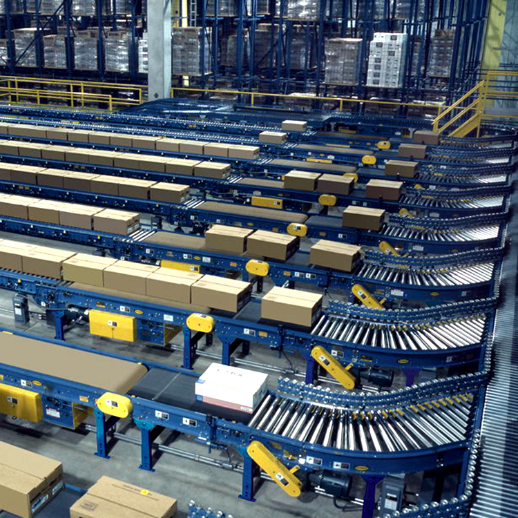 Professional Custom Box Accumulation Roller Conveyor Price Customized Steel Gravity Roller Conveyor