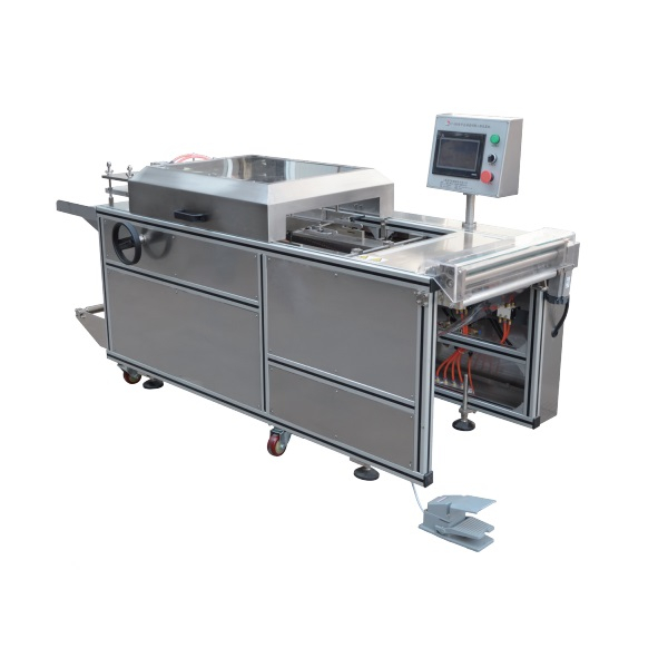 Semi Automatic Cellophane Cosmetic Cigarette Condoms Perfume Box Overwrapping Packaging Machine BOPP Film Box Overwrapping Machine 