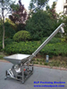 Full 304 Stainless Steel 120L Square Hopper Powder Auger Screw Feeder Inclined Screw Auger Conveyor for Powder