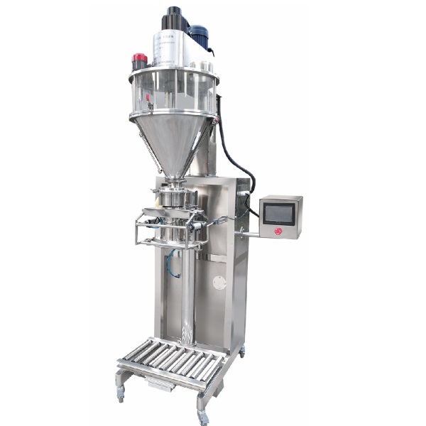 10kg 15kg 20kg 25kg Semi Automatic PLC Control Open Mouth Big Bag Wheat Flour Dry Powder Filling machine 25kg Bag Clamp Powder Filler-cnfoodpack.com