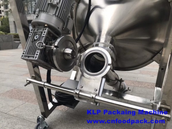 Full 304 Stainless Steel Round Hopper Powder Auger Screw Feeder Powder Conveyor Machine 