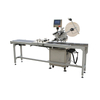 KLP-210Y Automatic Top Flat Labeling Machine Without Conveyor For Box Plastic Bottle Tray