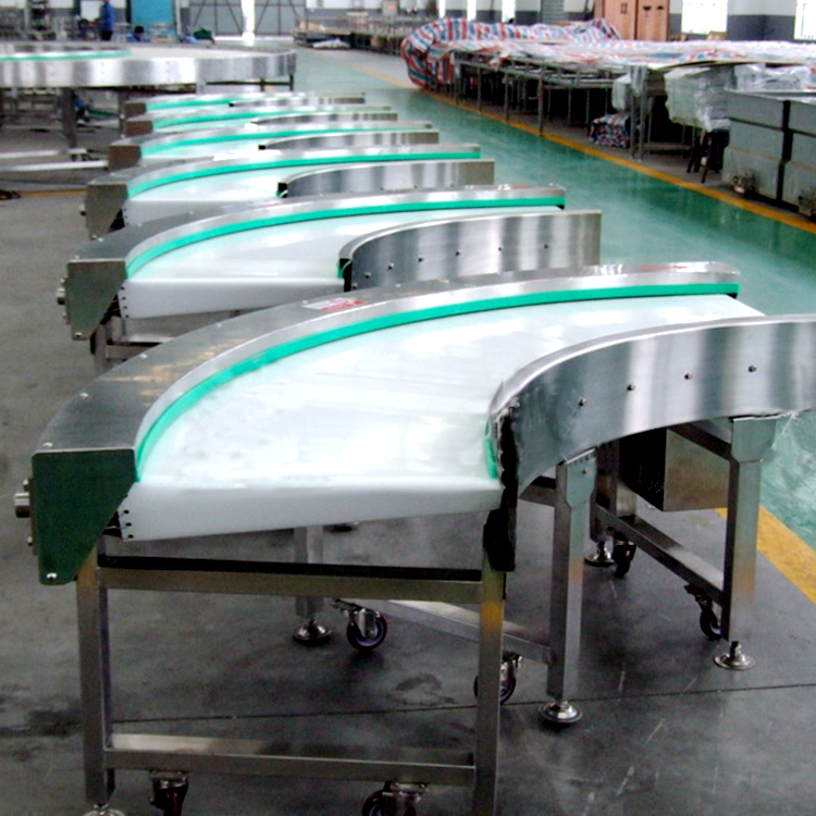 Industrial Knife Edge Belt Conveyor for Food Beverage Commodity Industry 