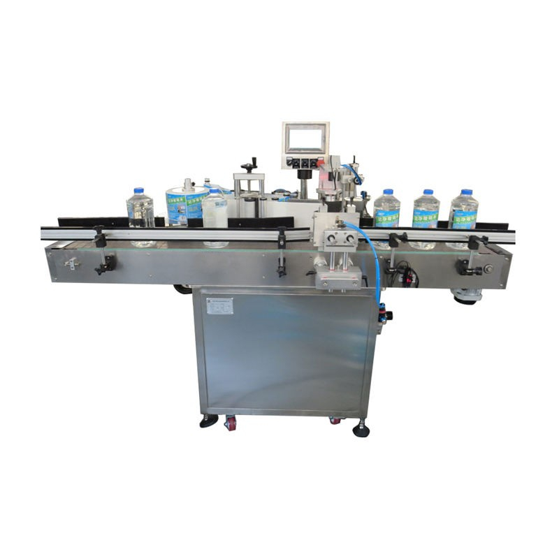 Automatic Round Jar Label Applicator Machine Adhesive Wine Round Bottle Labeling Machine Wrap-around Positioning Labeling Machine