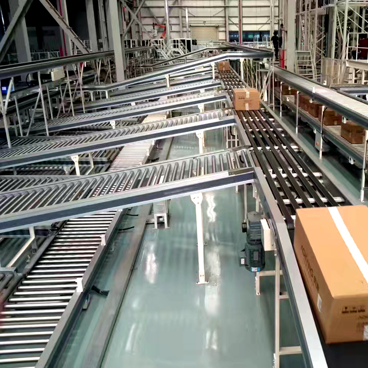 Customization Powered Roller Conveyor For Merge Or Diverter In Logistic Conveyor System