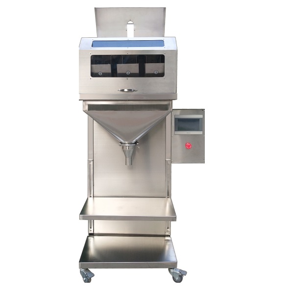 semi automatic 500g 1000g 2000g 3 scales snacks dates pet food dried fruits rice sunflower seeds nuts granule weighing filling machine -cnfoodpack.com
