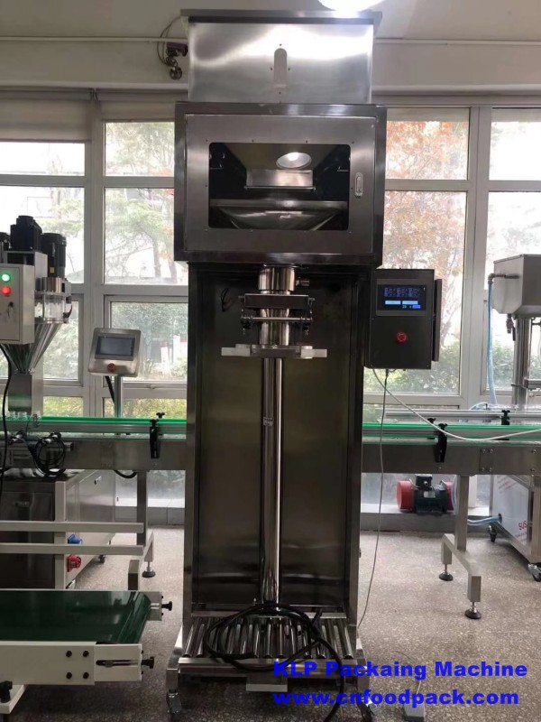  5kg 10kg 20kg 25kg Granule Packing Machine Rice Grain Bean Pet Foods Animal Feed Fertilizer Pellet Bag Packing Machine Semi Automatic Filling Machine 