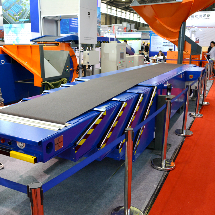 Loading Belt Conveyor Retractable Belt Conveying Equipment