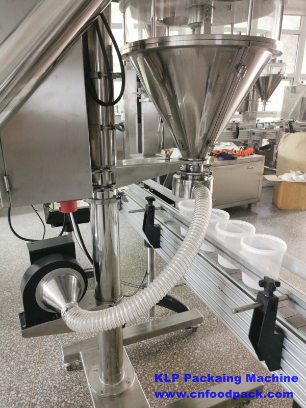 Semi Automatic Whey Protein Powder Filling Machine Milk Coffee Whey Protein Powder Packaging Machine Tin Can Powder Filling Machine