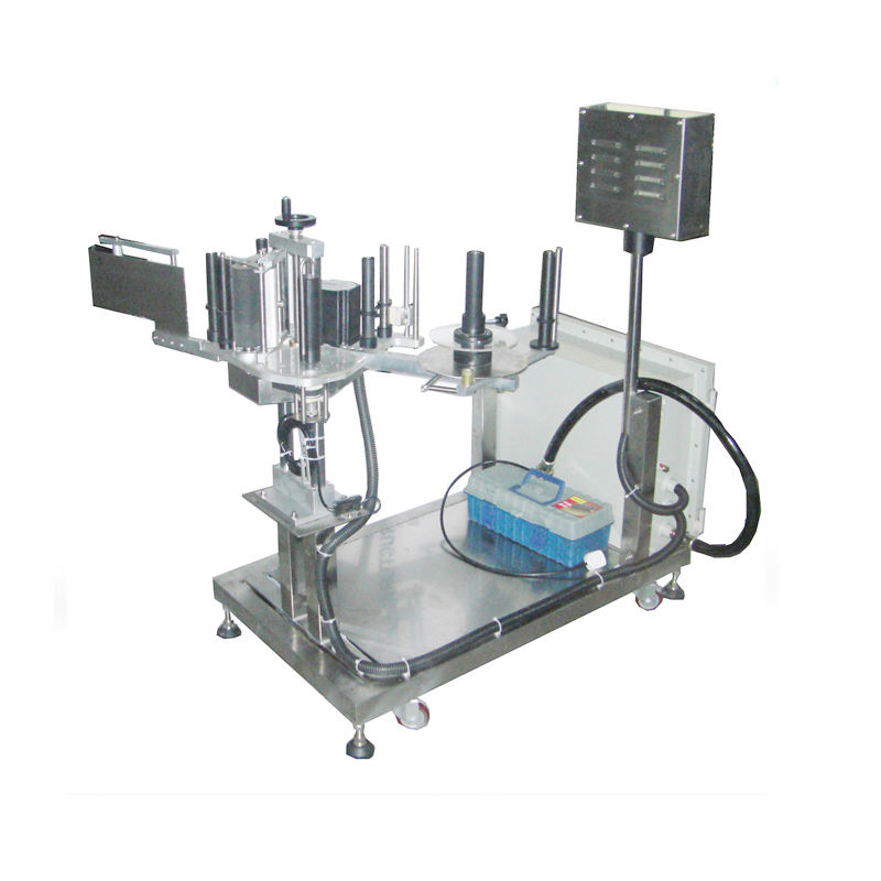 China Automatic Side Labeling Machine without Conveyor Table Top Labeling Machine 
