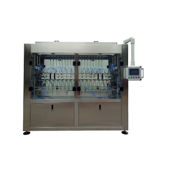 Automatic 18 to 24 heads Linear Overflow Deforming Soy Sauce Vinegar Juice Wine Mineral Water Liquid Bottle Filling Machine