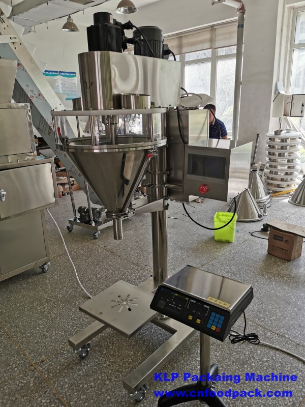 2-5000g Semi Automatic Auger Powder Filling Machine Powder Filler Small Food Milk Coffee Spice Talcum Mica Powder Filling Machine