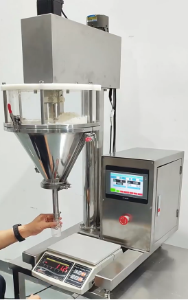 1-200g Small Table Top Powder Filling Machine Auger Powder Filler 